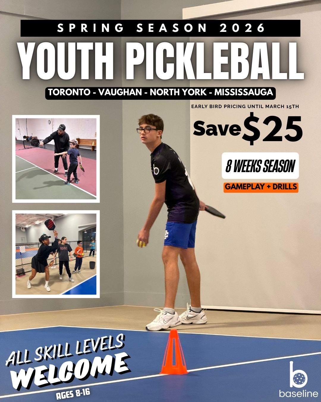 Youth Pickleball Program - 5 GTA Locations