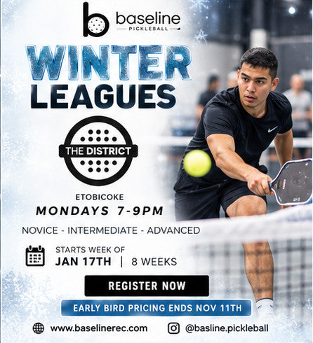 Baseline winter adult pickleball leagues District Etobicoke